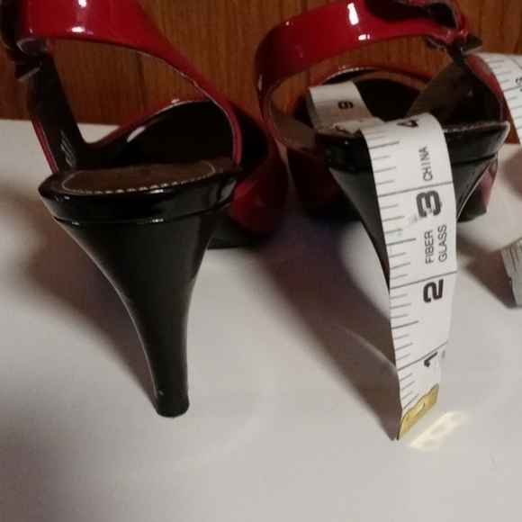 Bandolino slingback sandal dark red size 7 - Picture 6 of 9